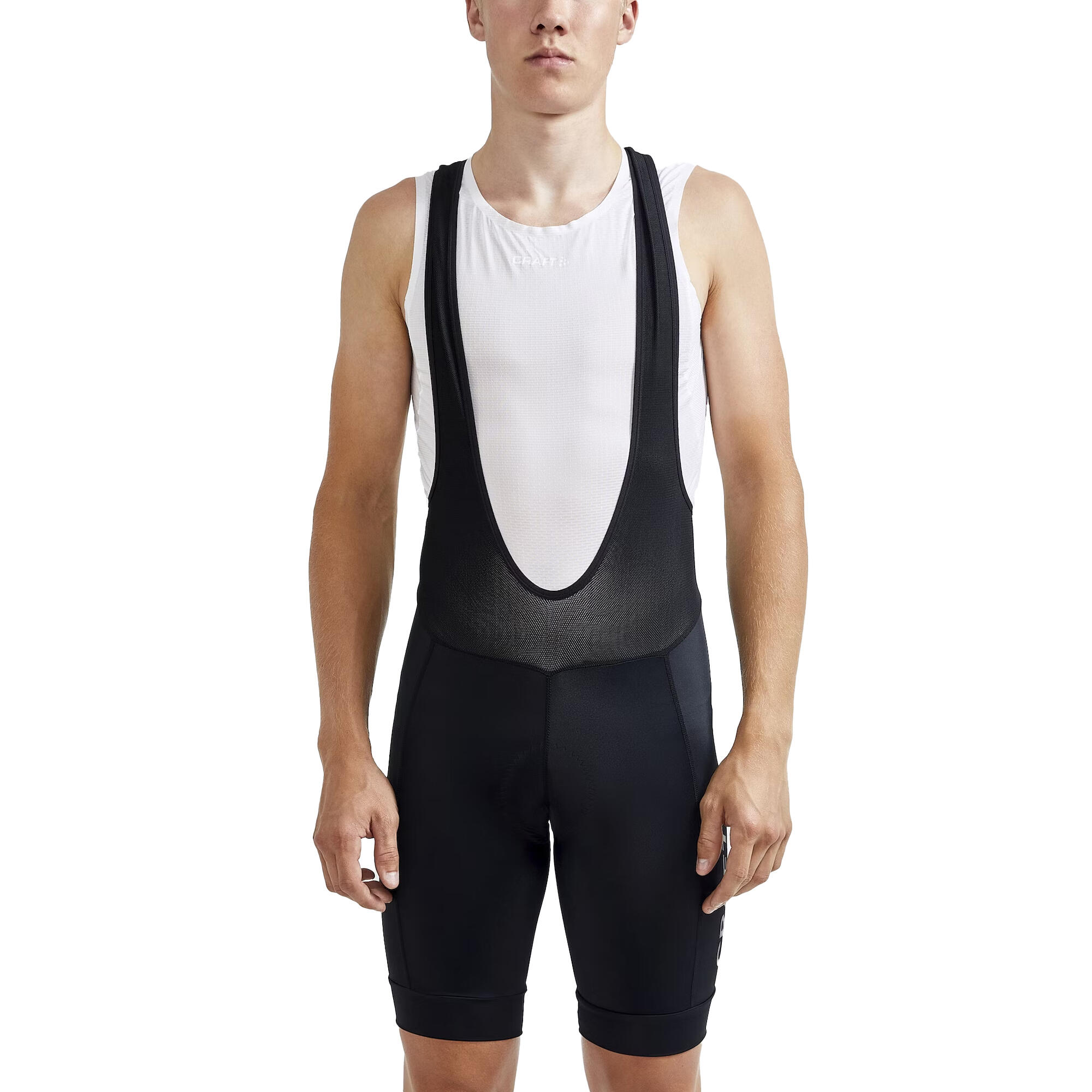 Mens Core Endur Cycling Bib Shorts (Black) 3/4