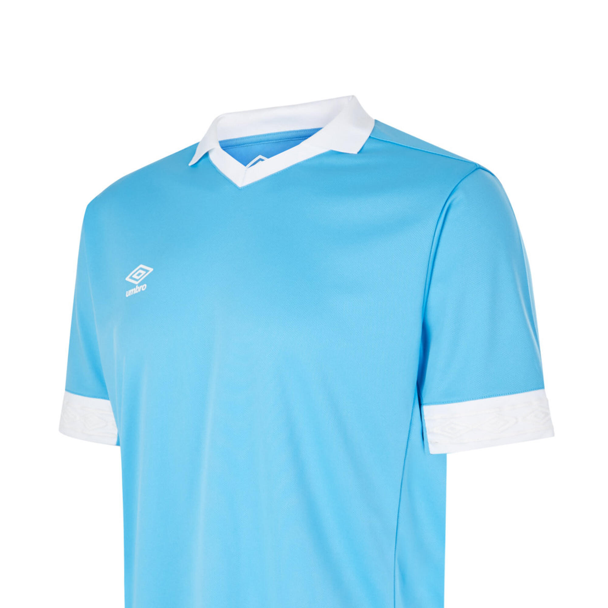 Childrens/Kids Tempest ShortSleeved Jersey (Sky Blue/White) 3/3