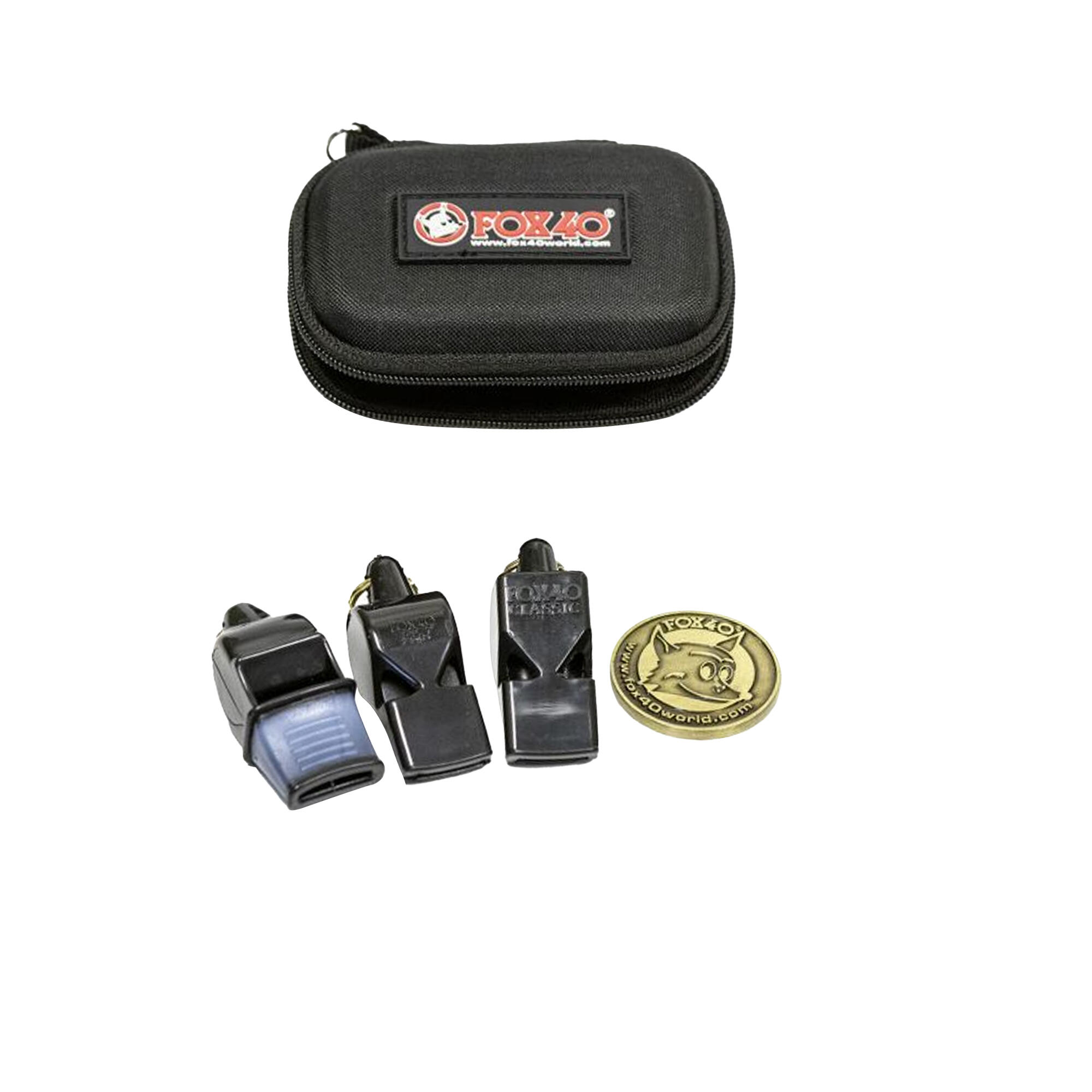 Sports Whistle Set (Black) 3/3