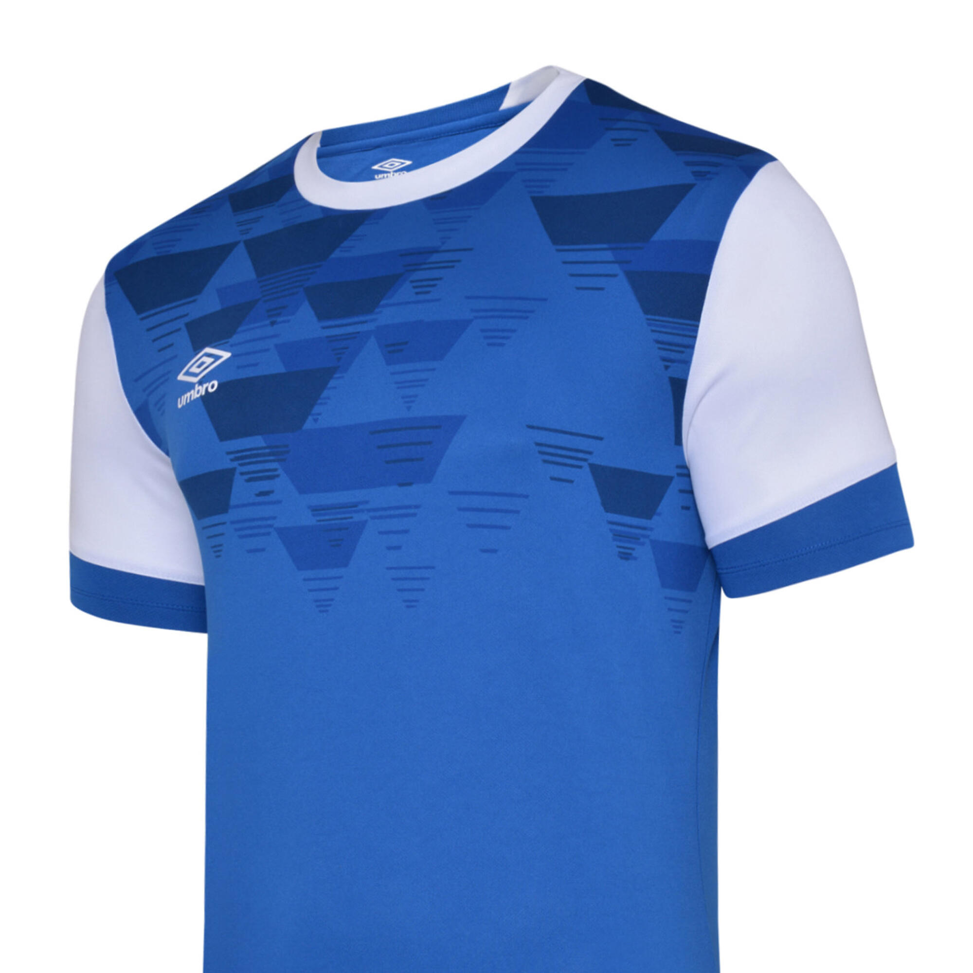 Maglia Bambini Umbro Vier Blu Reale Bianco 4/4