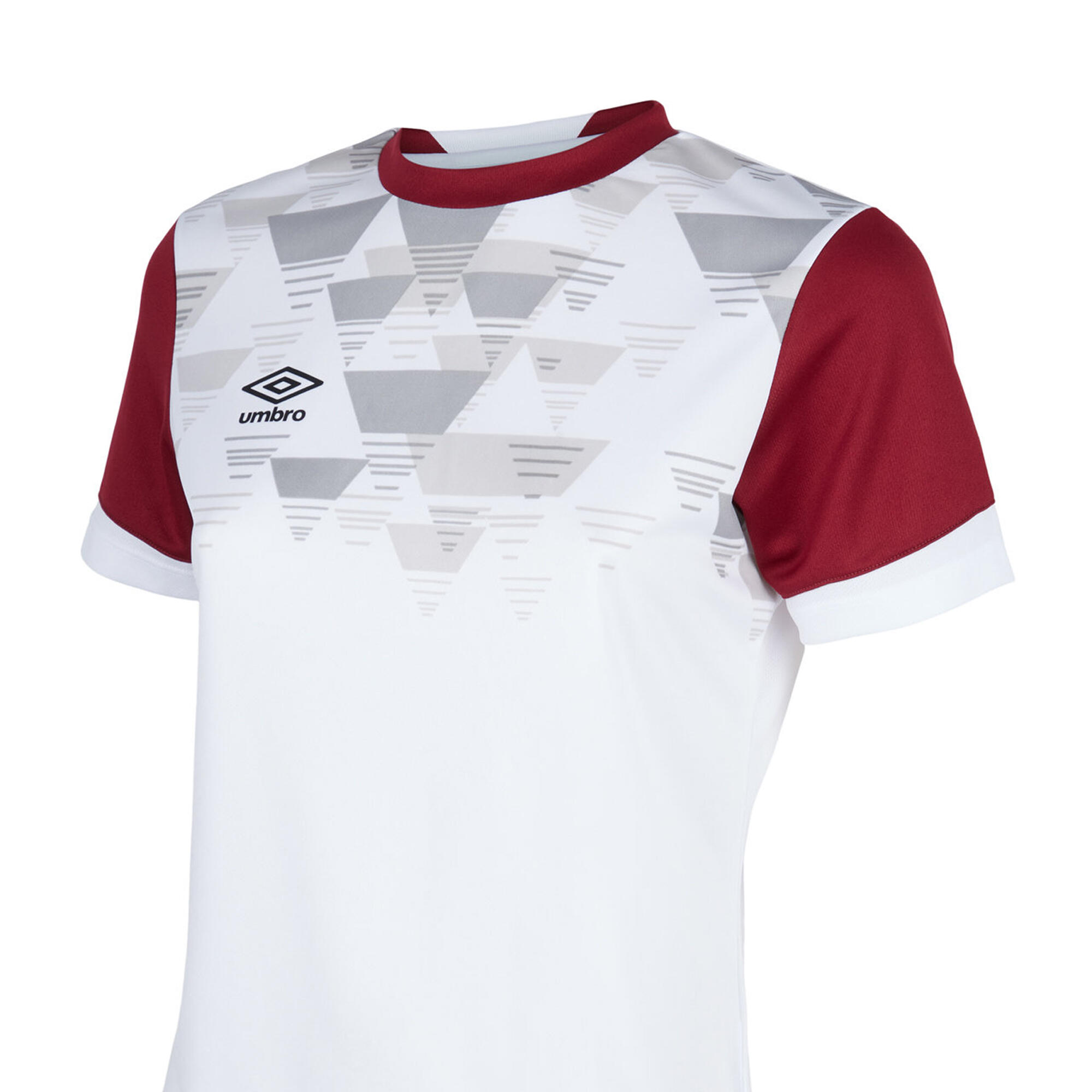 Maglia Bambini Umbro Vier Bianco Claretto Nuovo 4/4