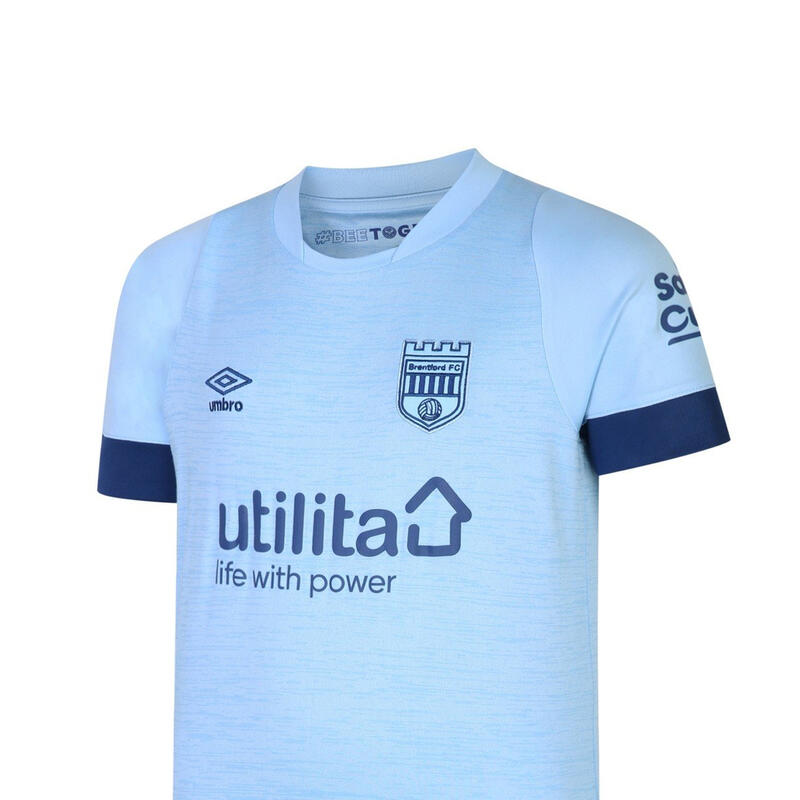Brentford FC "2224 Second Kit" Trikot für Kinder Blau/Marineblau