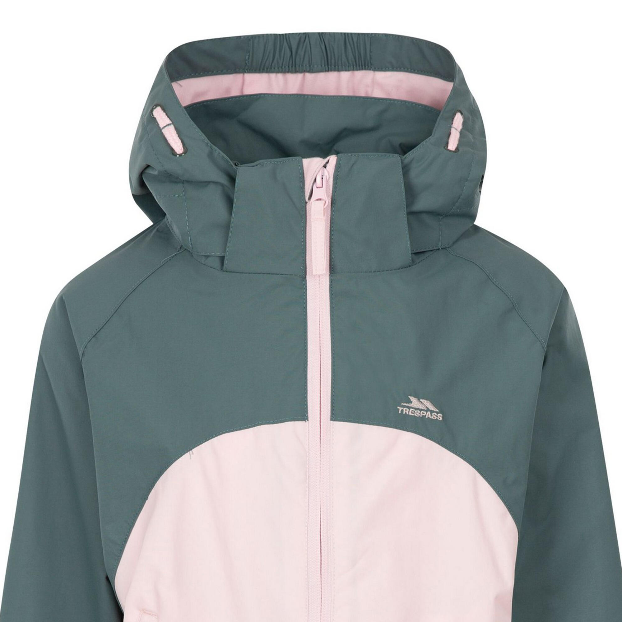 Girl's CAPTURE waterproof jacket (Dark green)