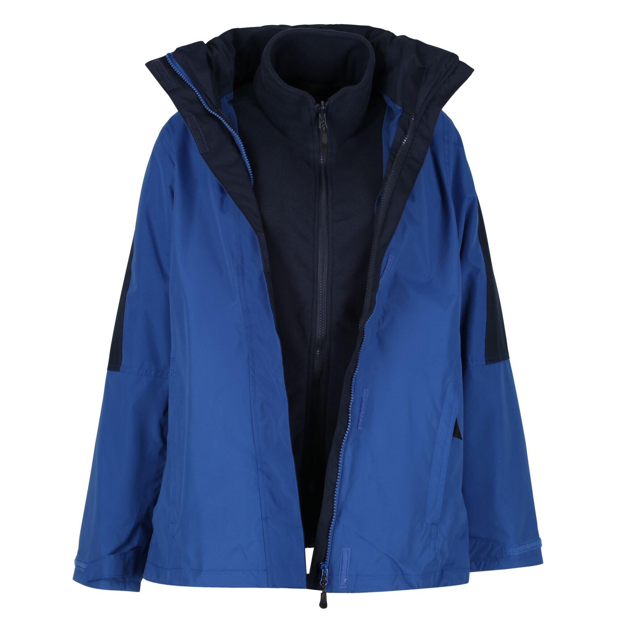 Womens/Ladies Defender III 3In1 Jacket (Waterproof & Windproof) (Royal Blue/ 3/5