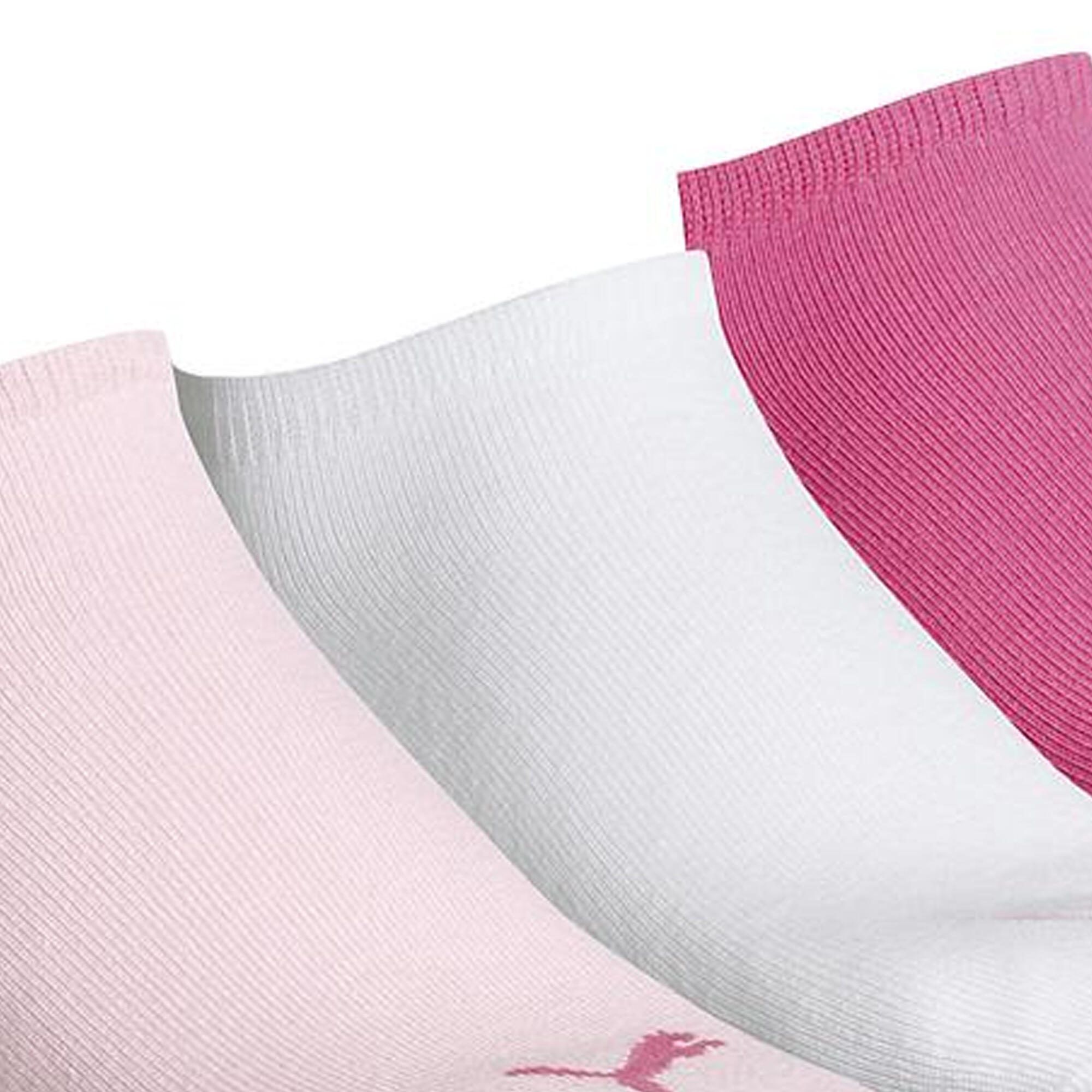Unisex Adult Invisible Socks (Pack of 3) (Pink) 3/3