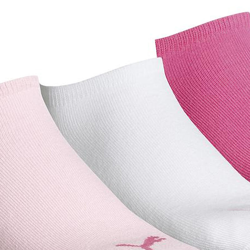 Unisex Sneakersocken für Erwachsene, 3erPack Damen und Herren Pink