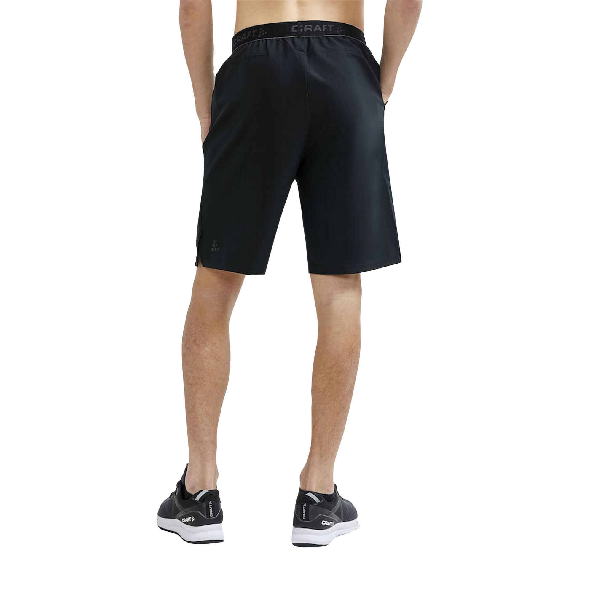 Mens Core Essence Relaxed Fit Shorts (Black) 2/4