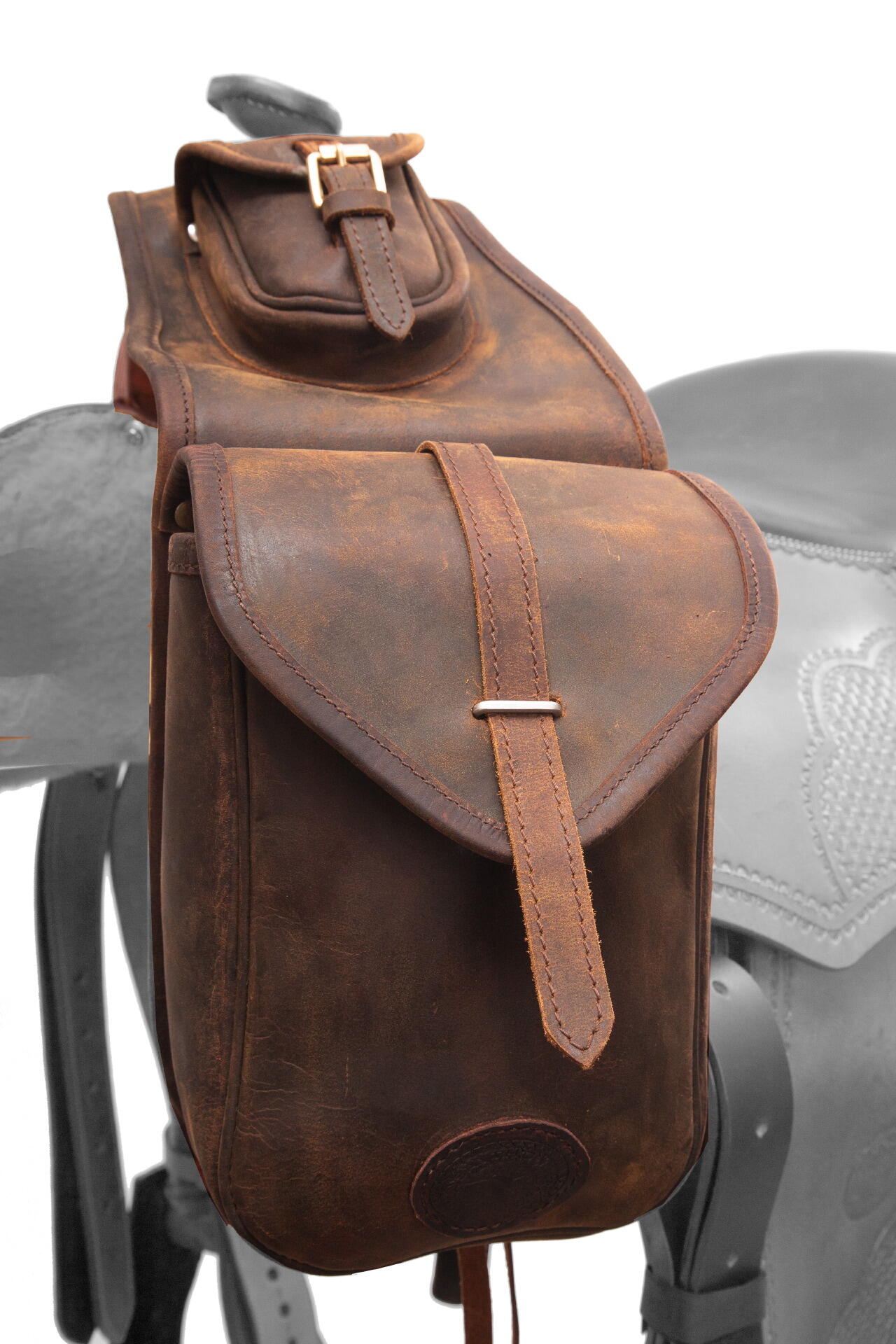 Borsa anteriore da Trekking realizzata in cuoio Aus 530 2/3