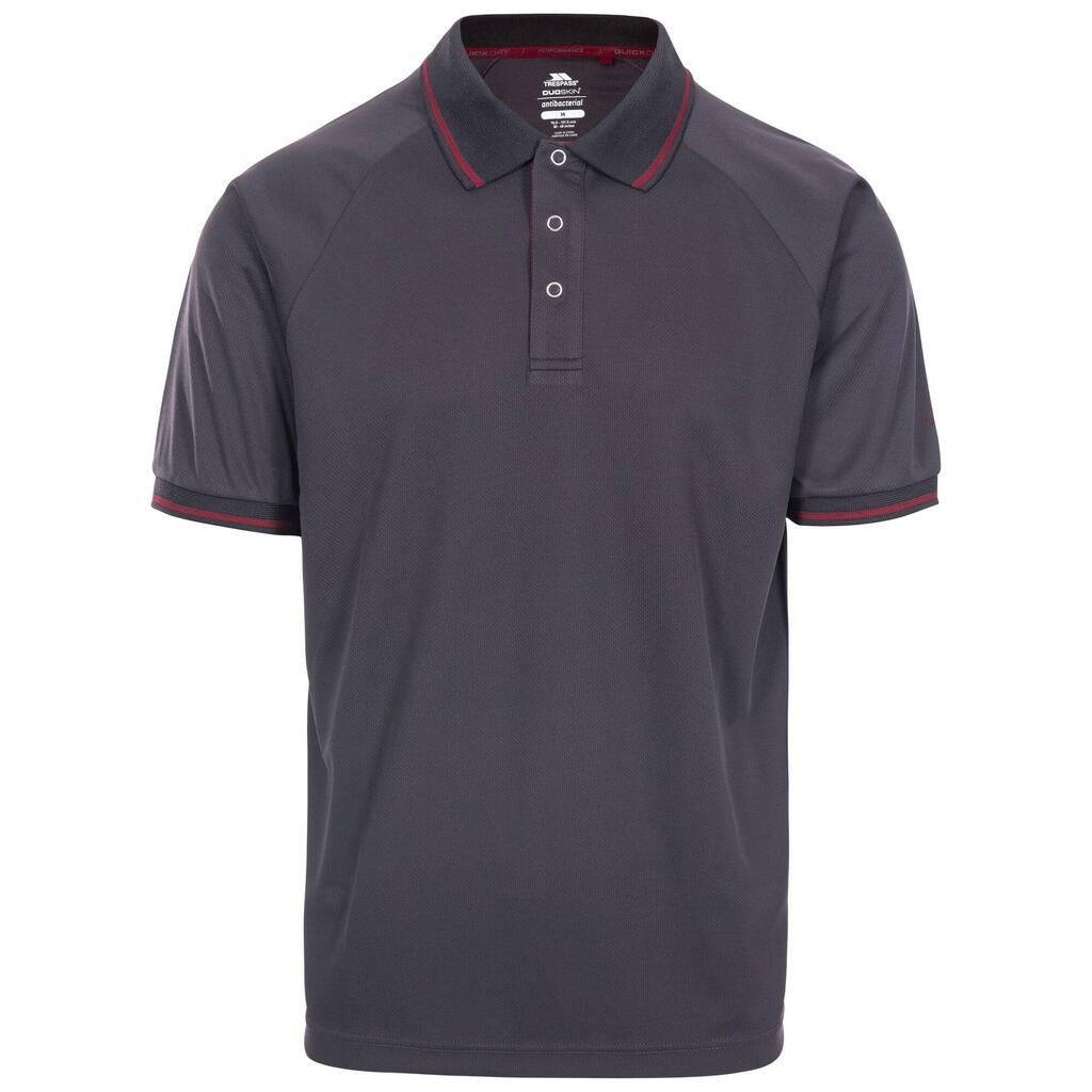 Mens Bonnington Polo Top (Dark Grey)