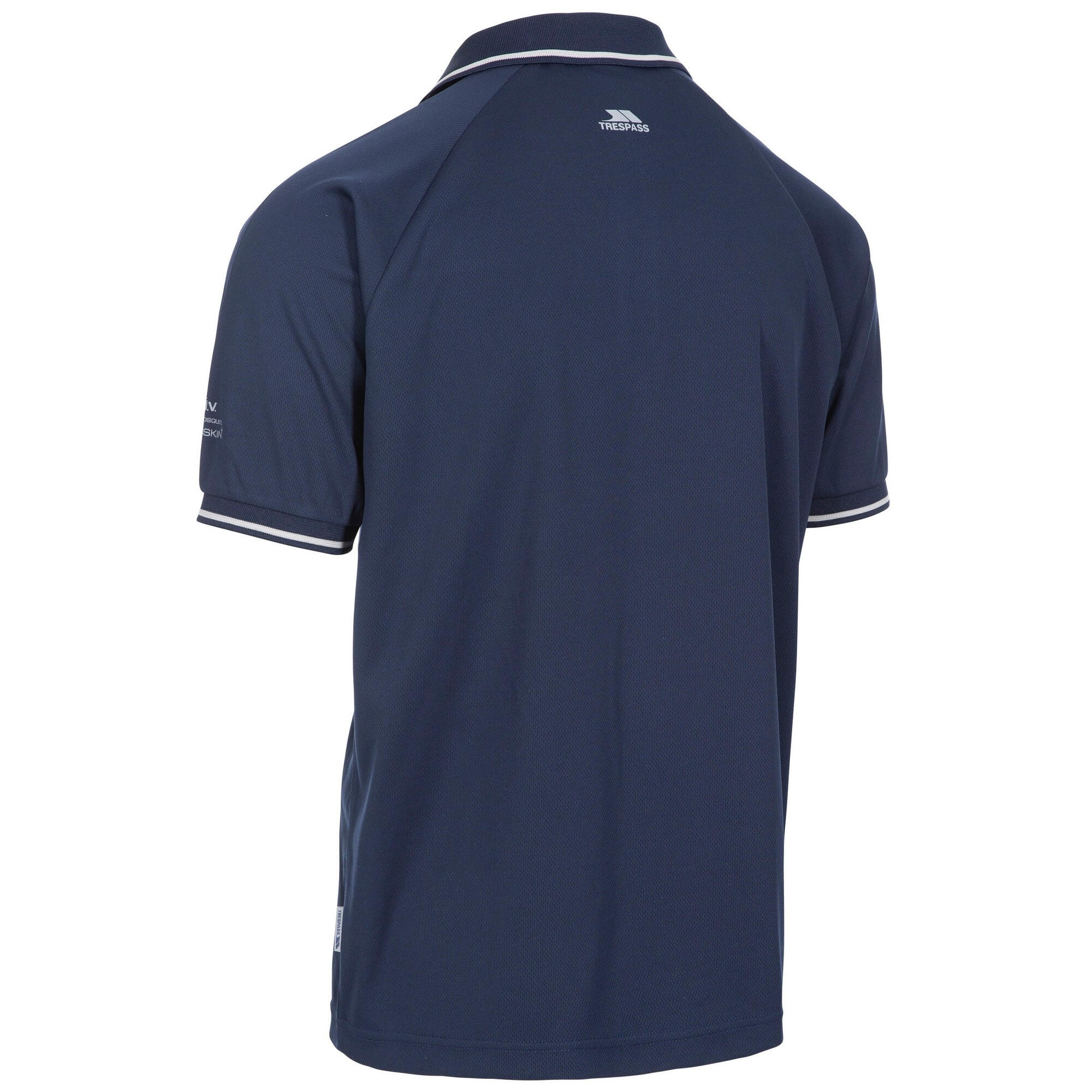 Heren Bonnington Polo Top (Marine) 2/4