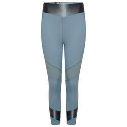 Dames Born To Shine gerecycleerde lichtgewicht 3/4 legging (Blauwsteen)