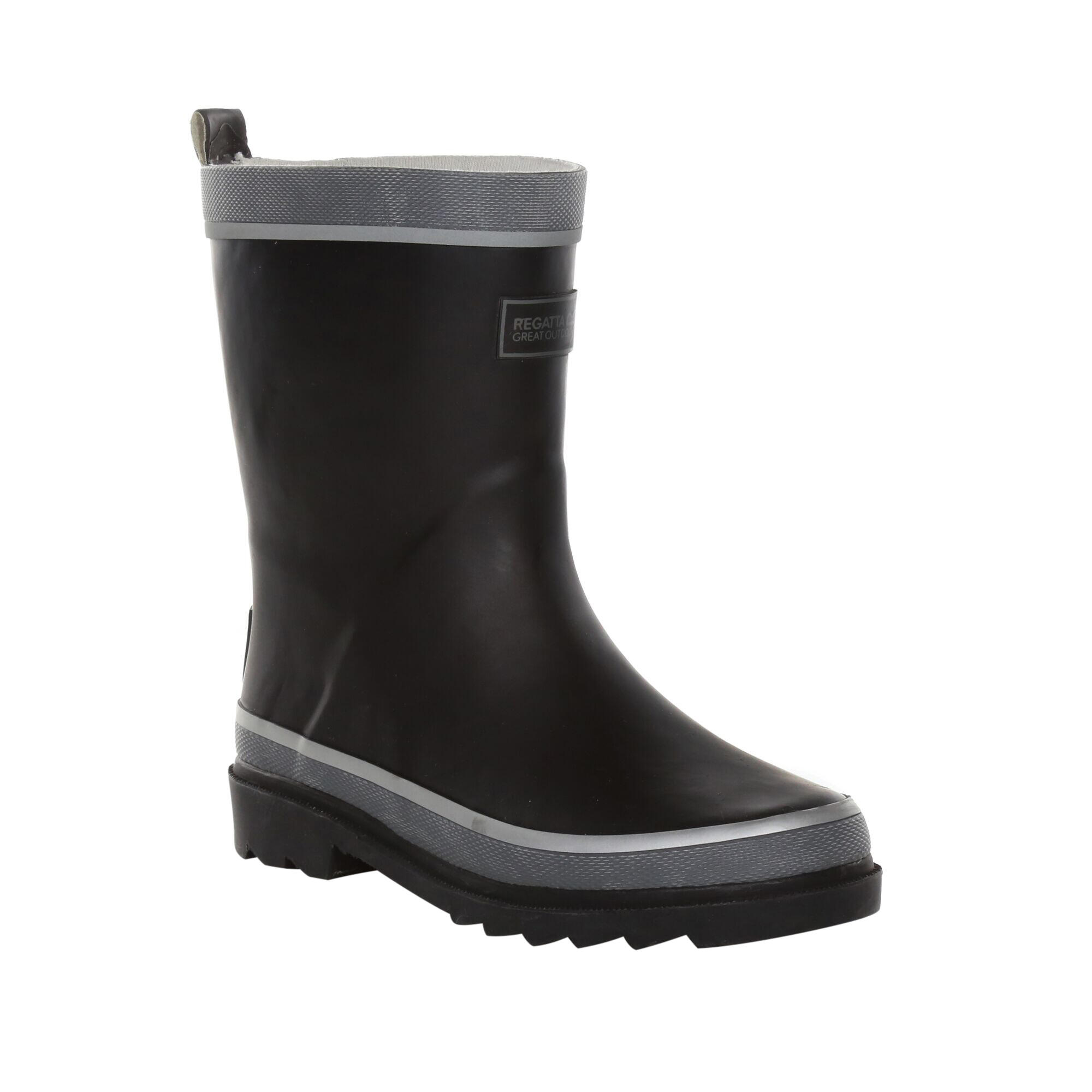 Great Outdoors Childrens/Kids Foxfire Wellington Boots (Black) 1/5