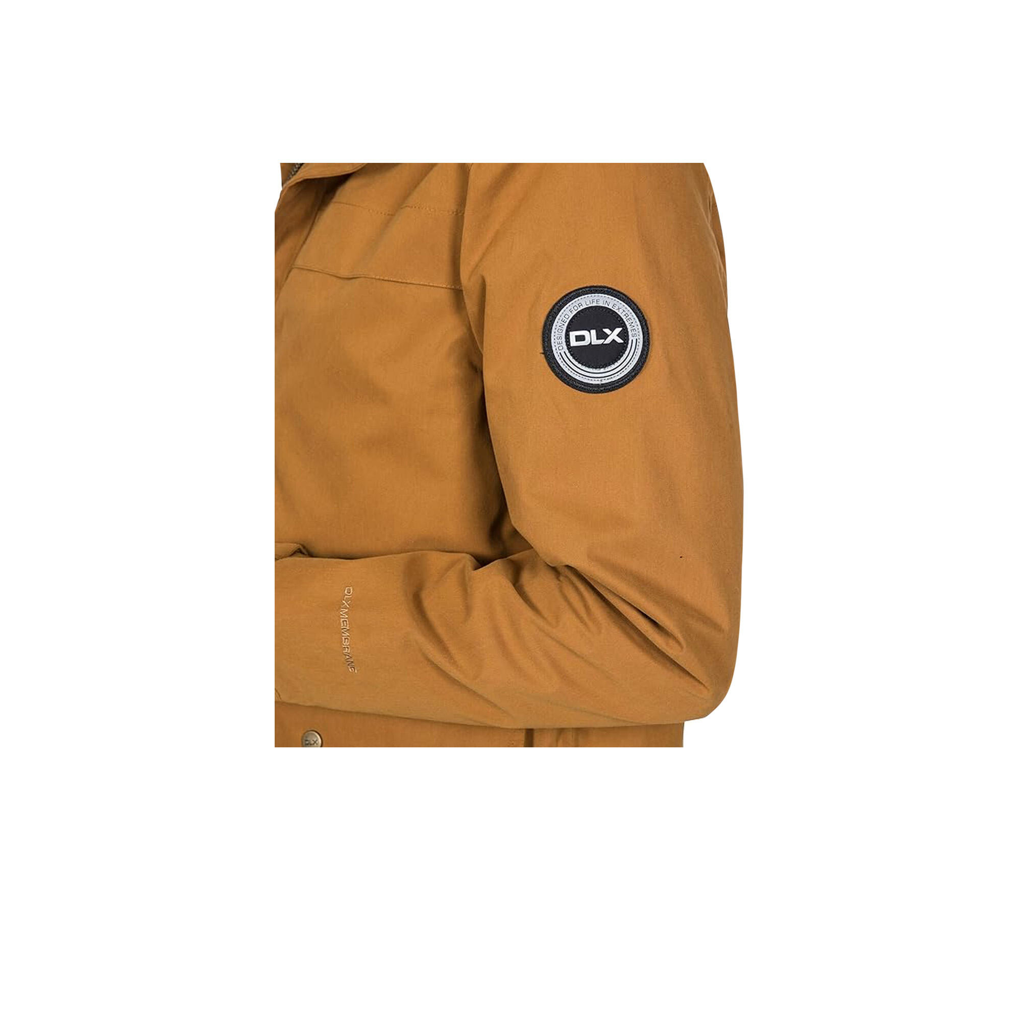 Jacke Rowland mit Kapuze, wasserfest Herren Goldbraun 2/4