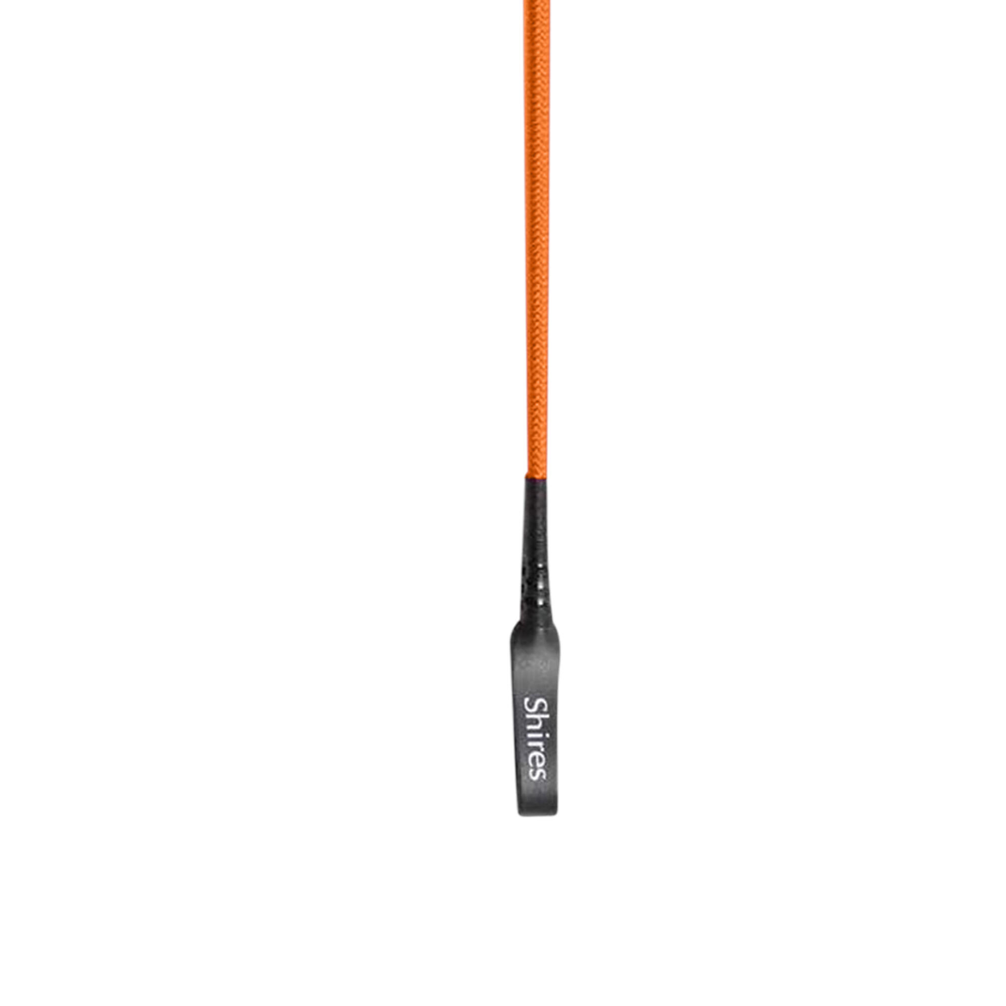 Childrens/Kids Thread Stem Leather Horse Riding Whip (Orange) 3/3