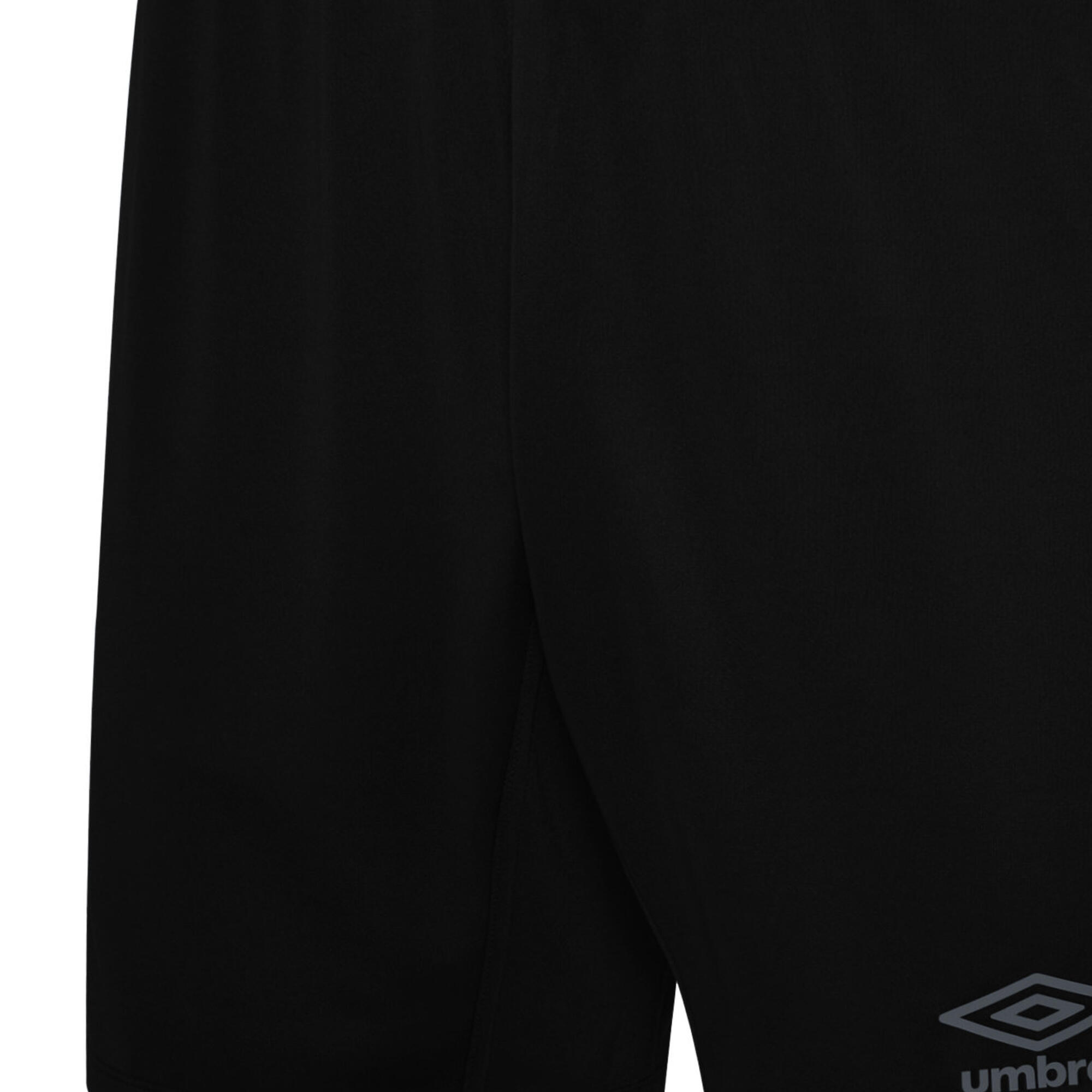 Childrens/Kids Vier Shorts (Black/Carbon) 3/3