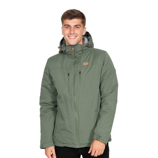 Outdoorjacke Toffit mit Kapuze, wasserfest Herren Basilikum