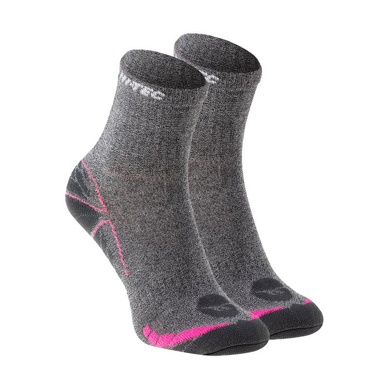 Raseno sokken voor volwassenen (Grijs/Roze/Fuchsia)