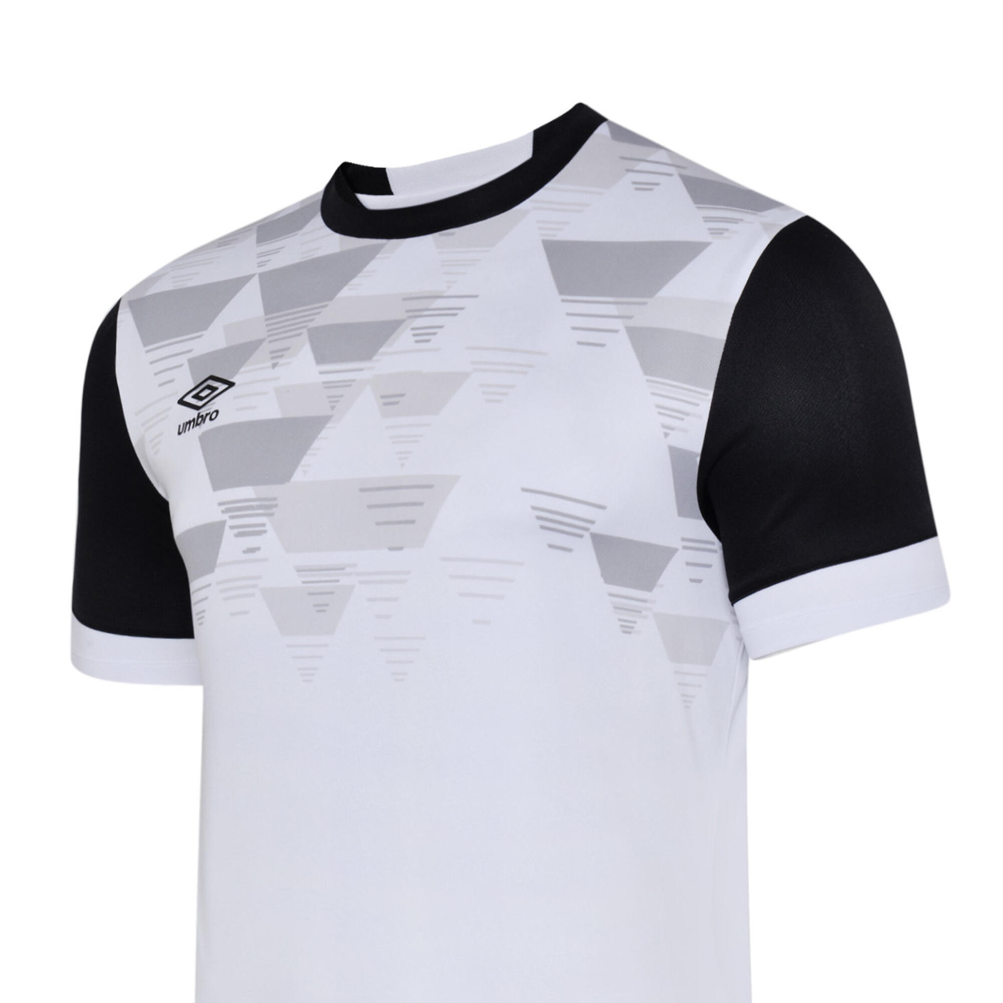"Vier" Trikot für Kinder Weiß/Schwarz 4/4