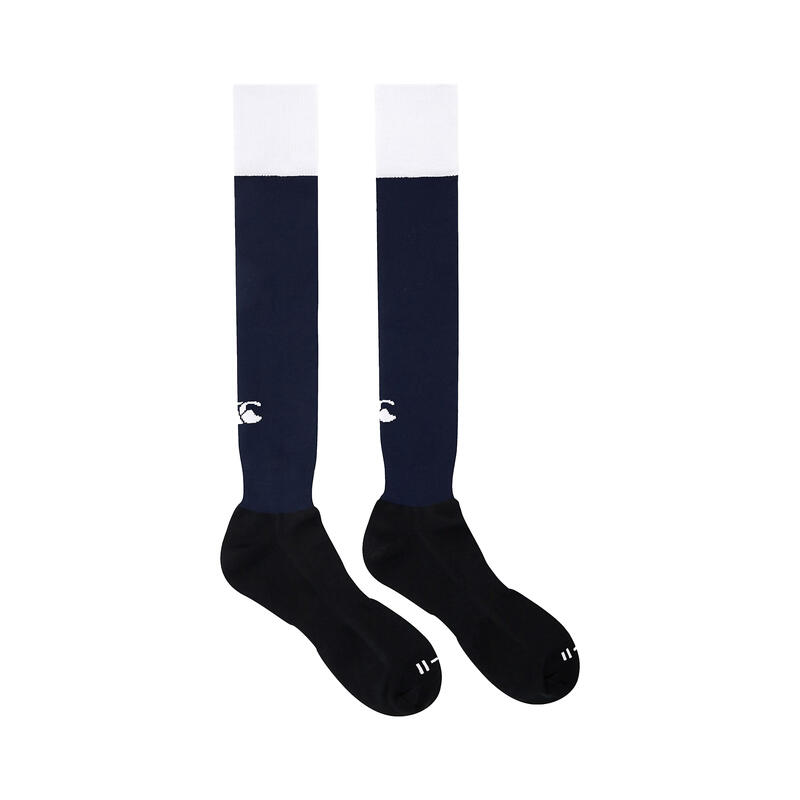 Chaussettes de rugby Homme (Bleu marine / Blanc)