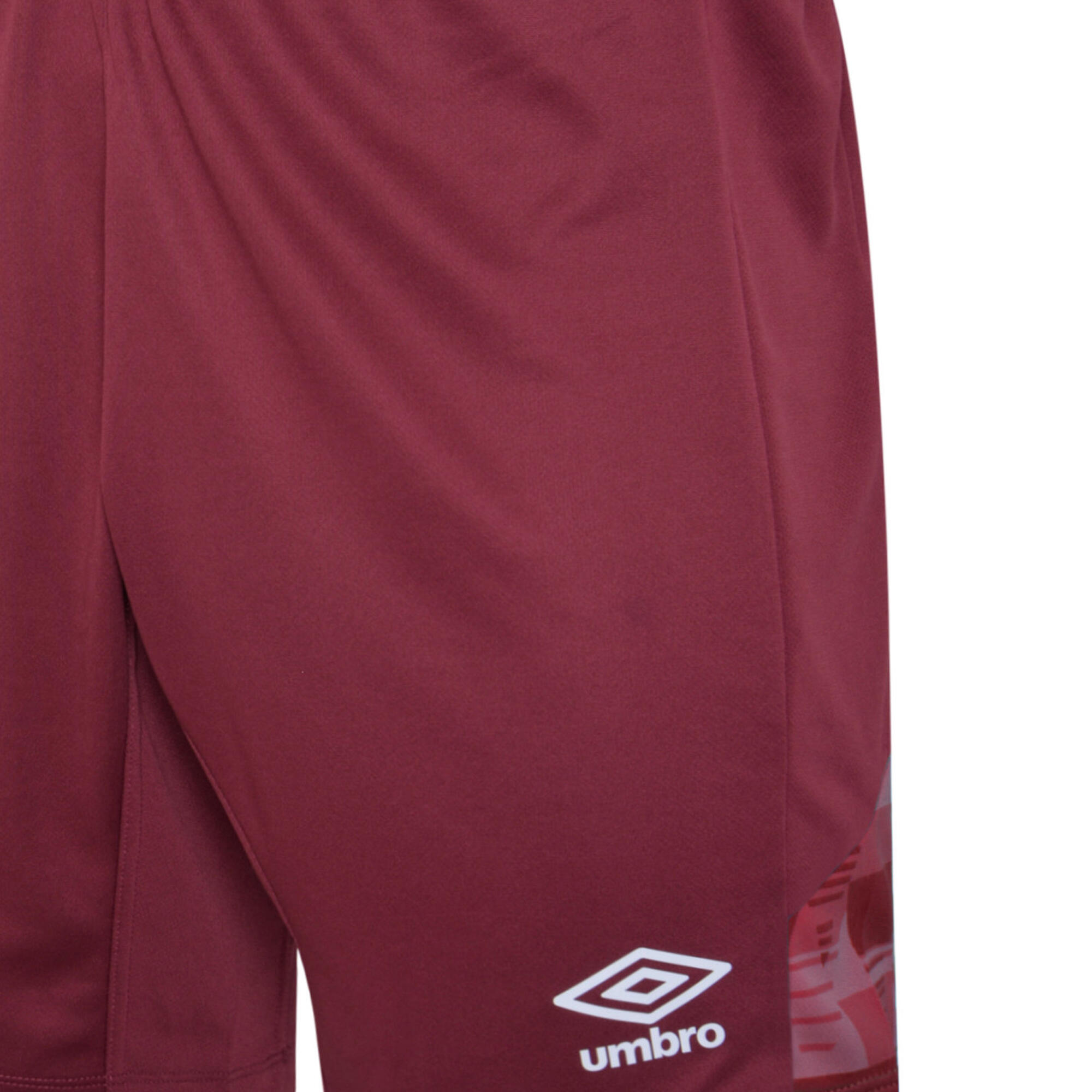 Childrens/Kids Vier Shorts (New Claret) 2/3