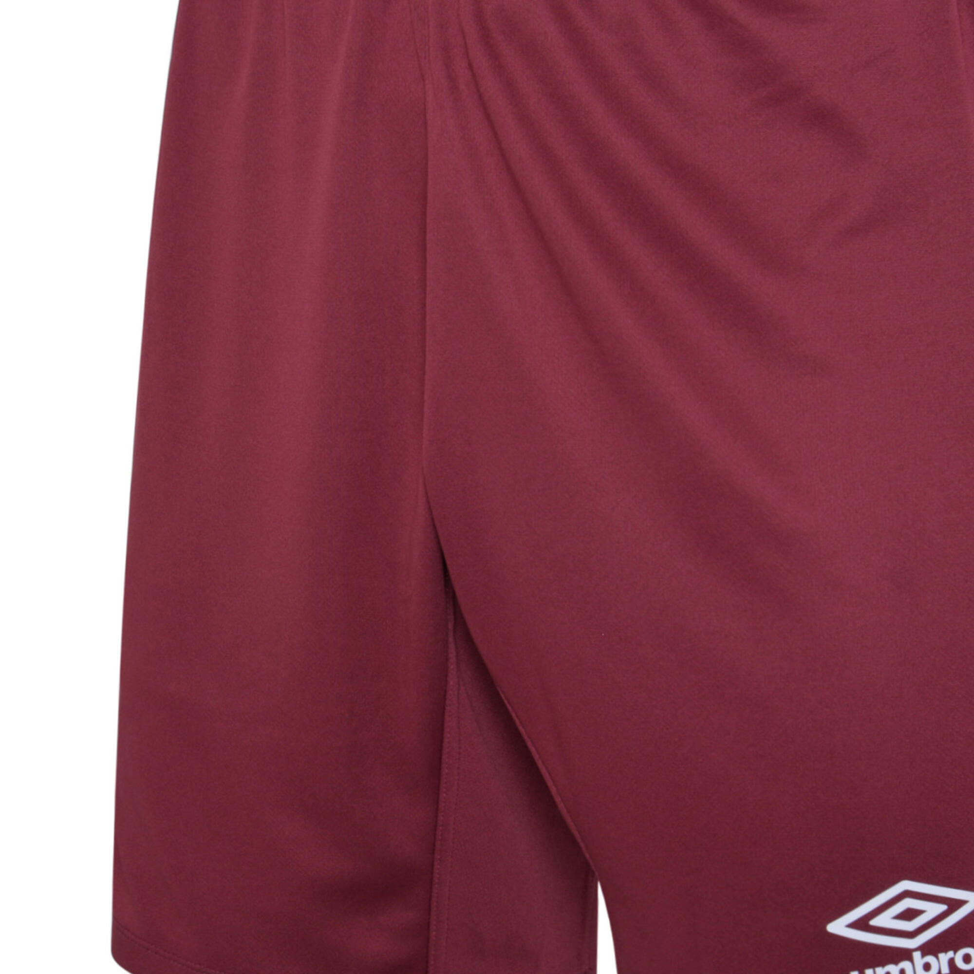 Childrens/Kids Vier Shorts (New Claret) 3/3