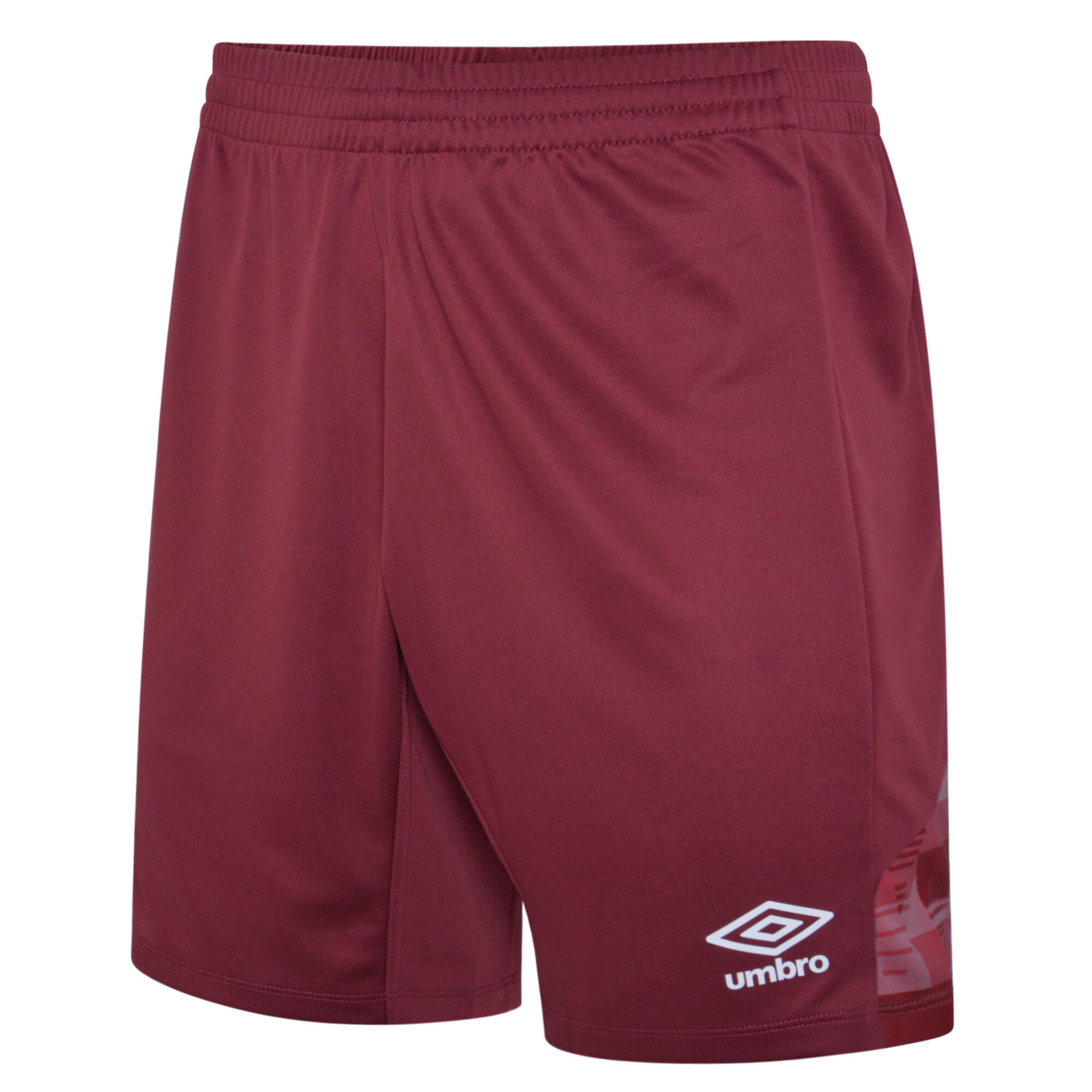 UMBRO Childrens/Kids Vier Shorts (New Claret)