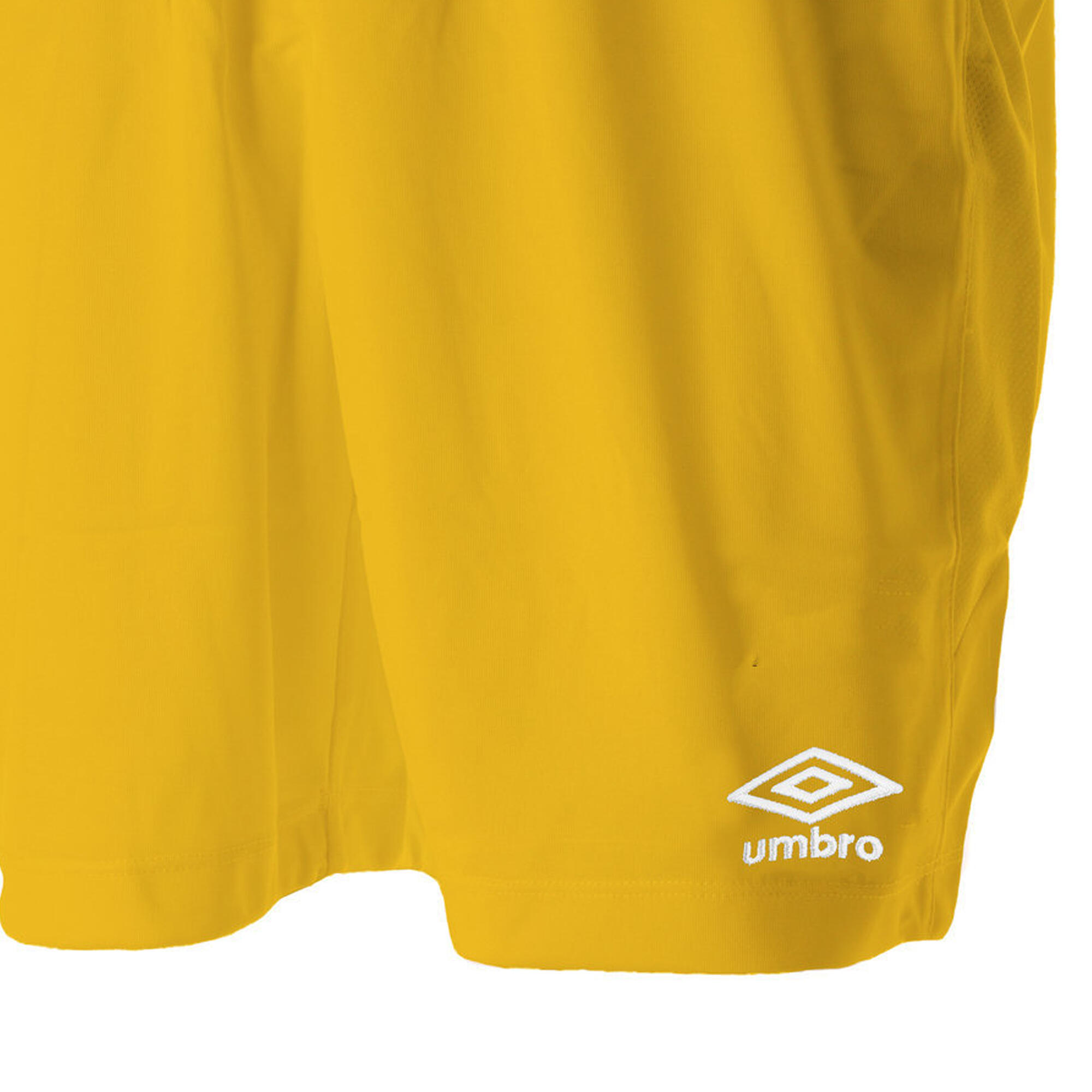 Childrens/Kids Club II Shorts (Yellow) 3/4