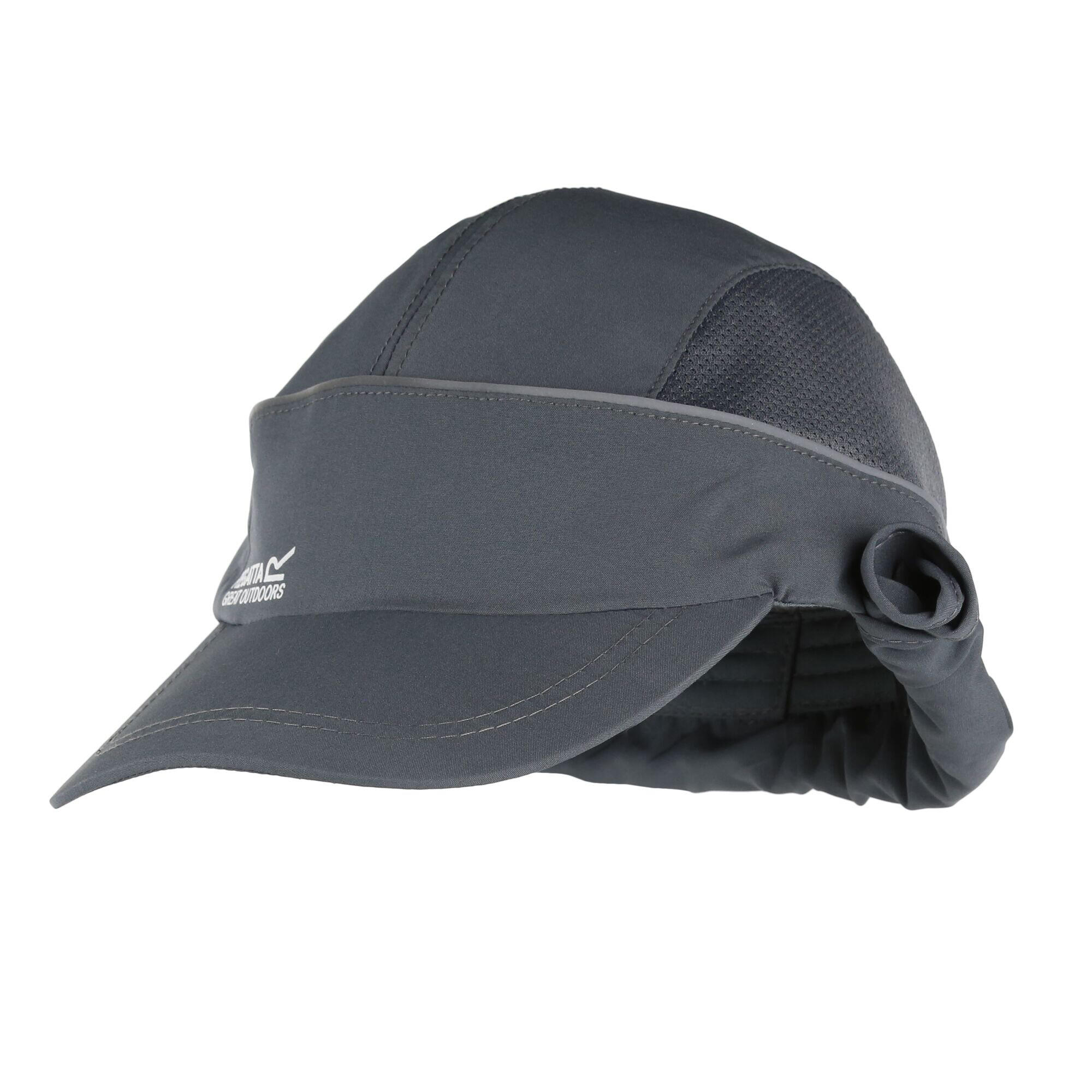 Unisex Protector II RollUp Neck Baseball Cap (Seal Grey) 2/5