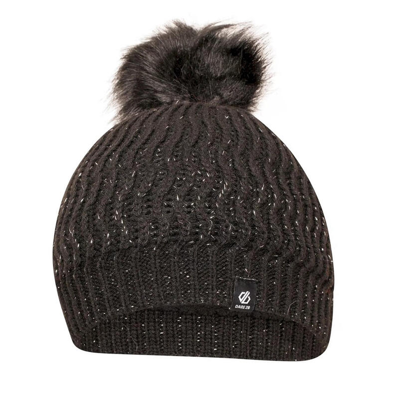 Meisjes Know Pom Pom Beanie (Zwart)