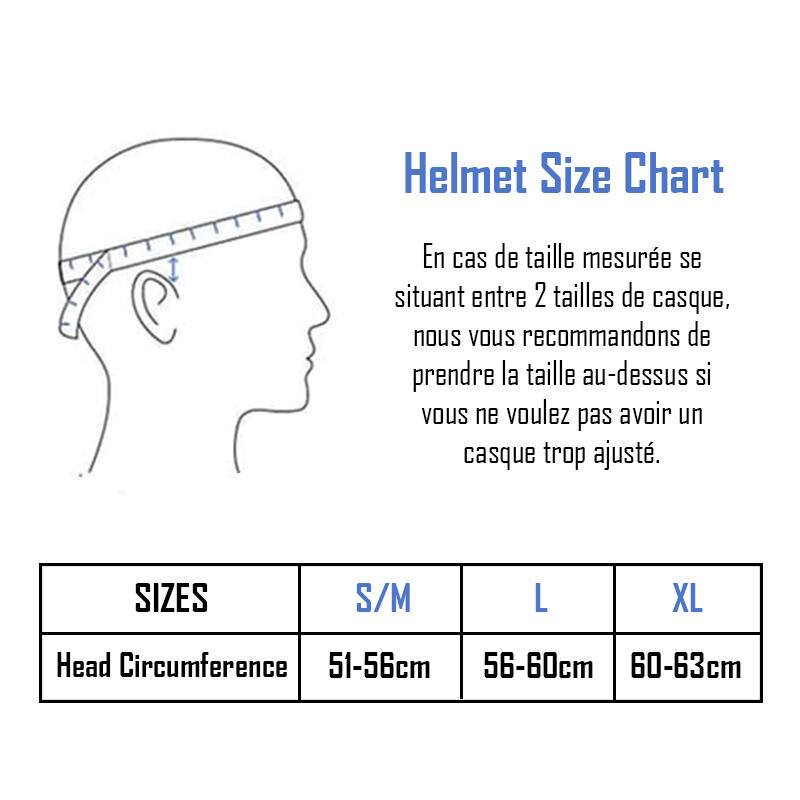 Casque LED H.30 Vision Bleu Nuit avec Visière pour Vélo, Trottinette