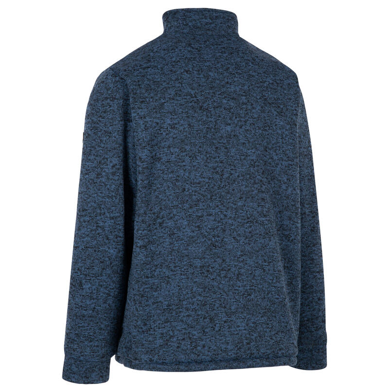 Heren Ampney Marl Fleece Jas (Smokey Blue)