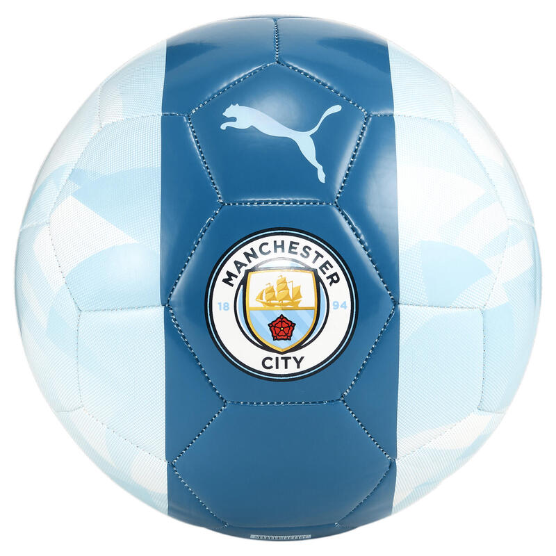 Balón de fútbol del Manchester City FtblCore PUMA Silver Sky Lake Blue