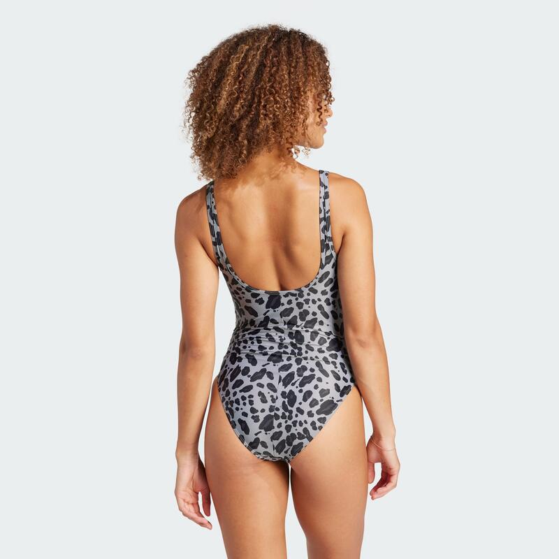 Essentials Animal Print U-Back Badeanzug