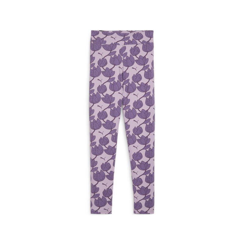 Leggings ESS+ BLOSSOM da bambina PUMA Grape Mist Purple