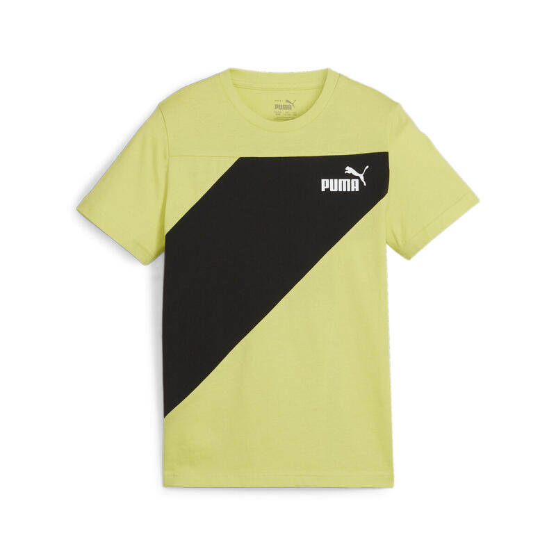 PUMA POWER T-Shirt Jungen PUMA Lime Sheen Green
