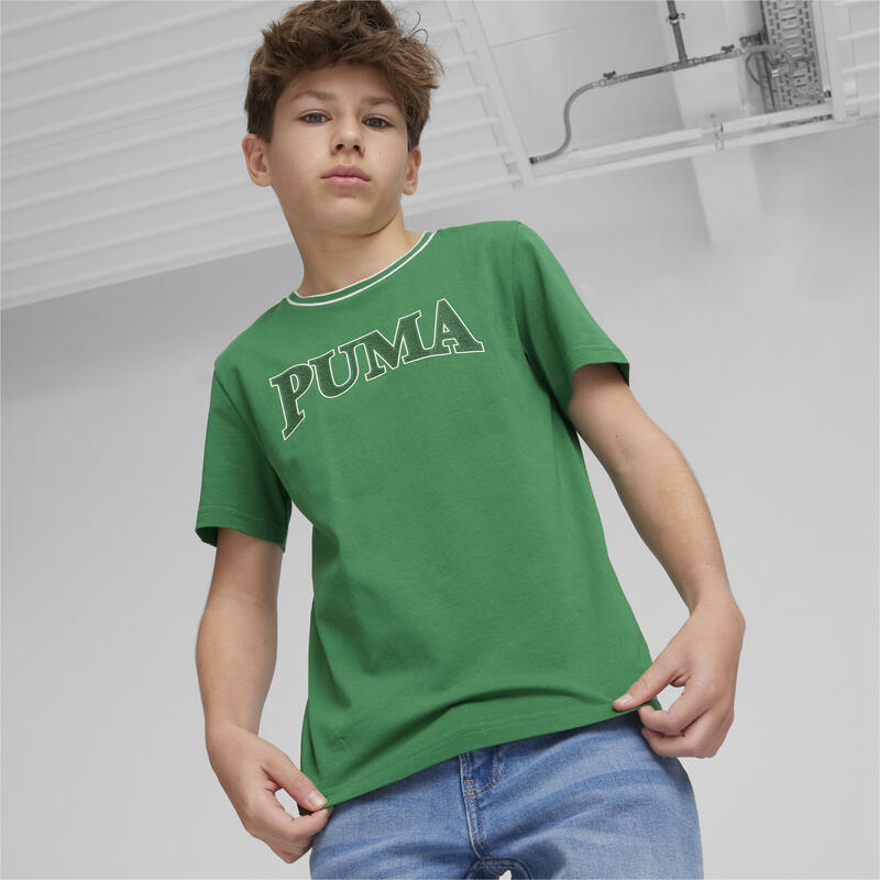 Camiseta Niño PUMA SQUAD PUMA Archive Green