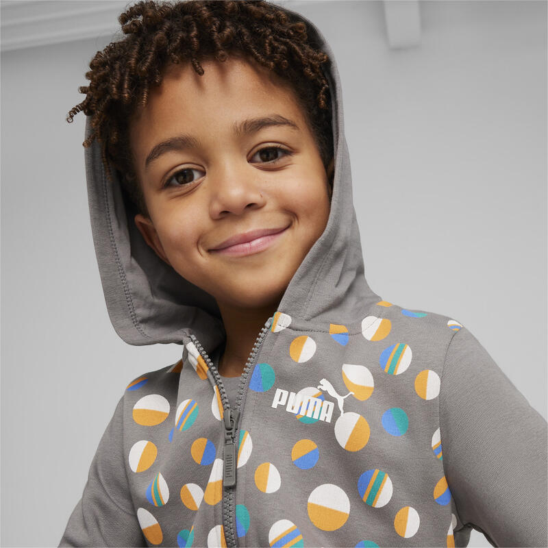 Hoodie Summer Camp ESS+ Enfant et Adolescent PUMA Cast Iron Gray