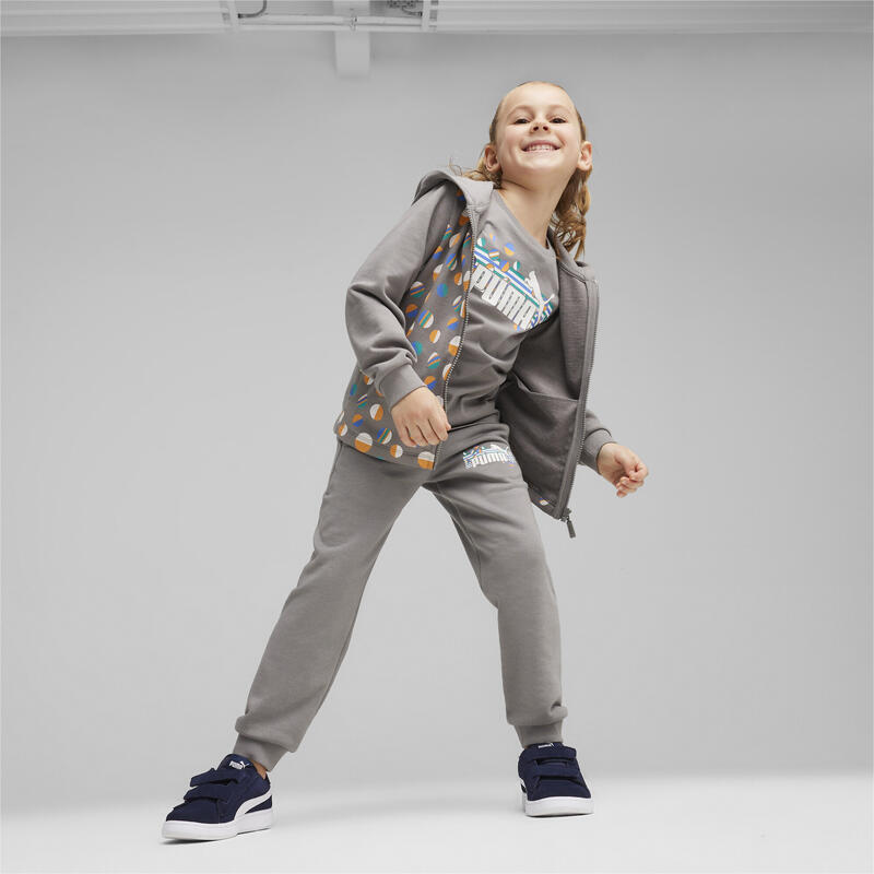 Hoodie Summer Camp ESS+ Enfant et Adolescent PUMA Cast Iron Gray