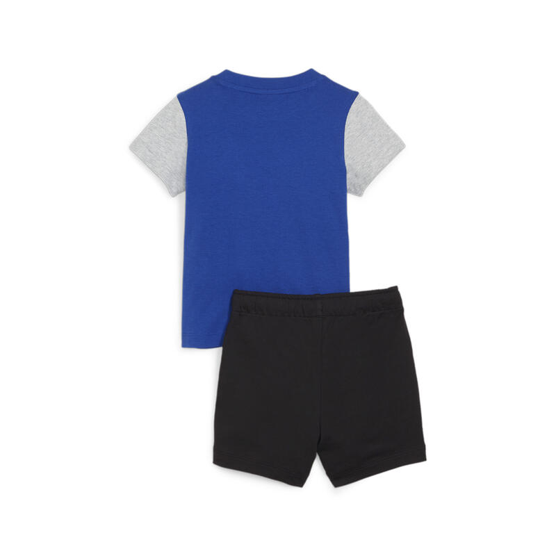 Ensemble avec short et t-shirt MINICATS PUMA SQUAD Bébé PUMA Cobalt Glaze Blue