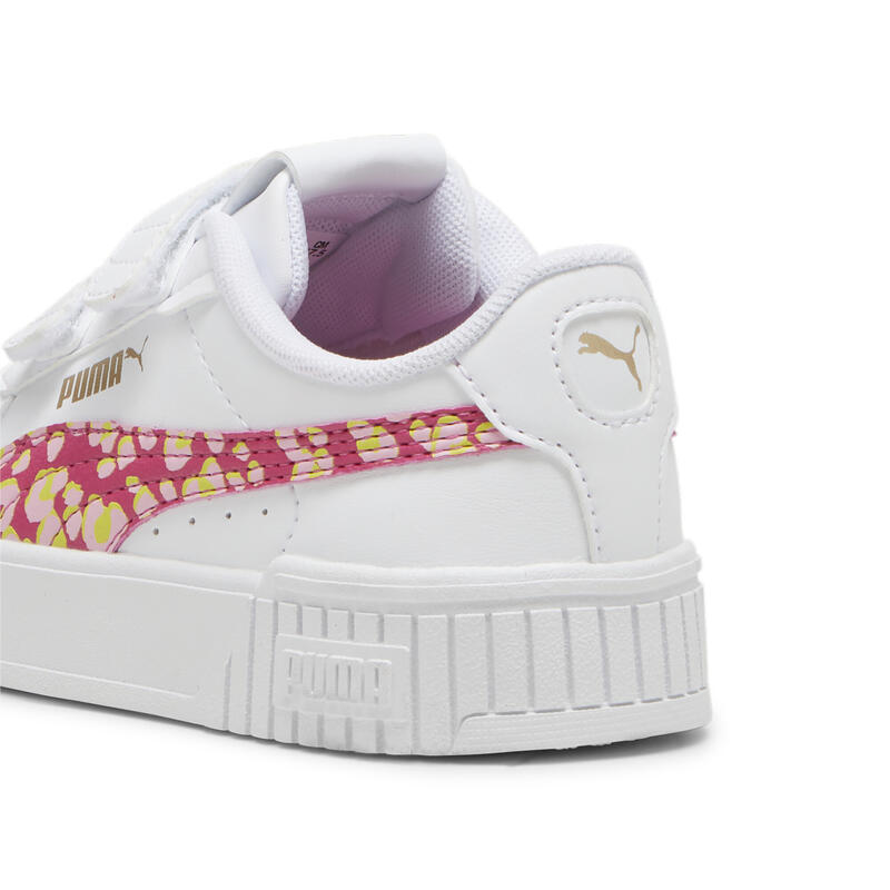 Adidași pentru copii Carina 2.0 Animal Update PUMA White Garnet Rose Gold Pink