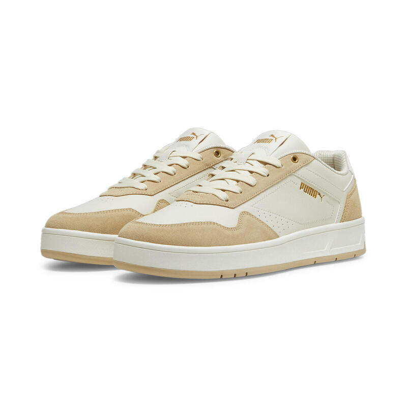 Court Classic Suede sneakers PUMA Alpine Snow Toasted Almond White Beige