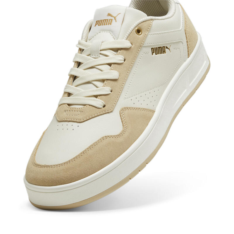 Sneakers Court Classic Suede PUMA Alpine Snow Toasted Almond White Beige