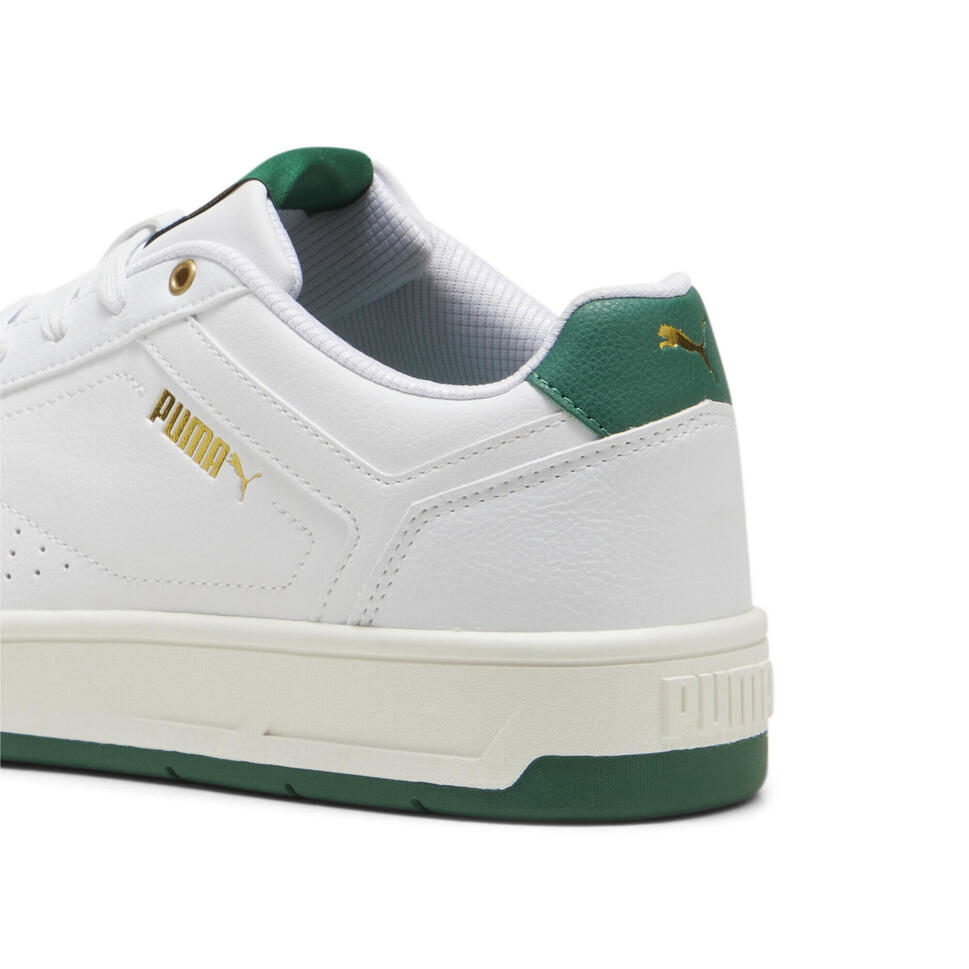 Sneakersy Court Classic PUMA White Vine Gold Green