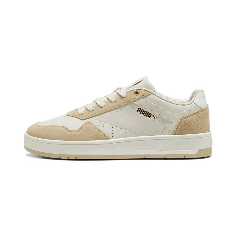 Sneakers Court Classic Suede PUMA Alpine Snow Toasted Almond White Beige
