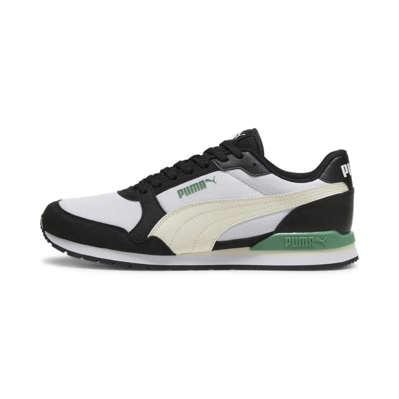 ST Runner v2 Mesh-Sneakers Erwachsene PUMA White Alpine Snow Black Archive Green