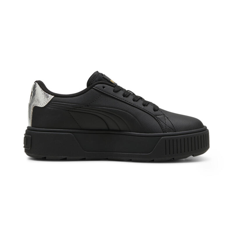 Karmen Metallic Shine sneakers voor dames PUMA Black Gold Silver Metallic