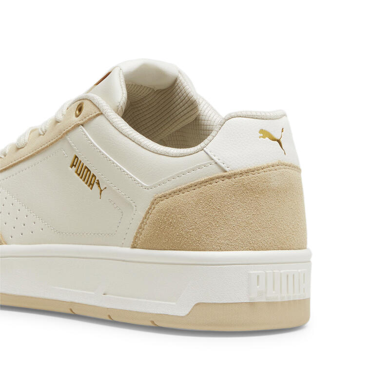 Court Classic Suede sneakers PUMA Alpine Snow Toasted Almond White Beige