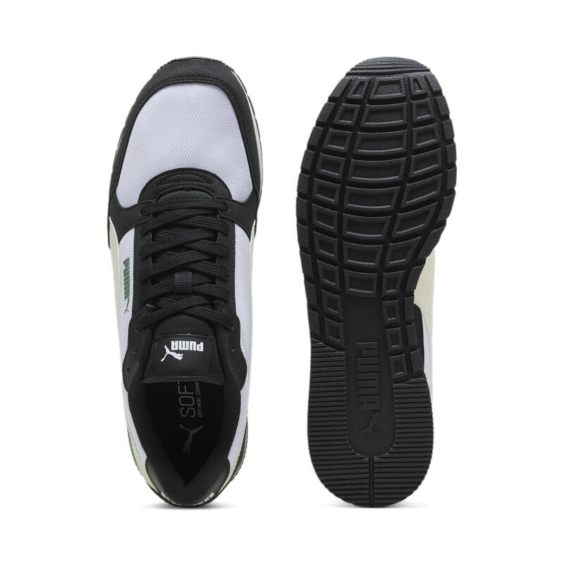 ST Runner v2 Mesh-Sneakers Erwachsene PUMA White Alpine Snow Black Archive Green