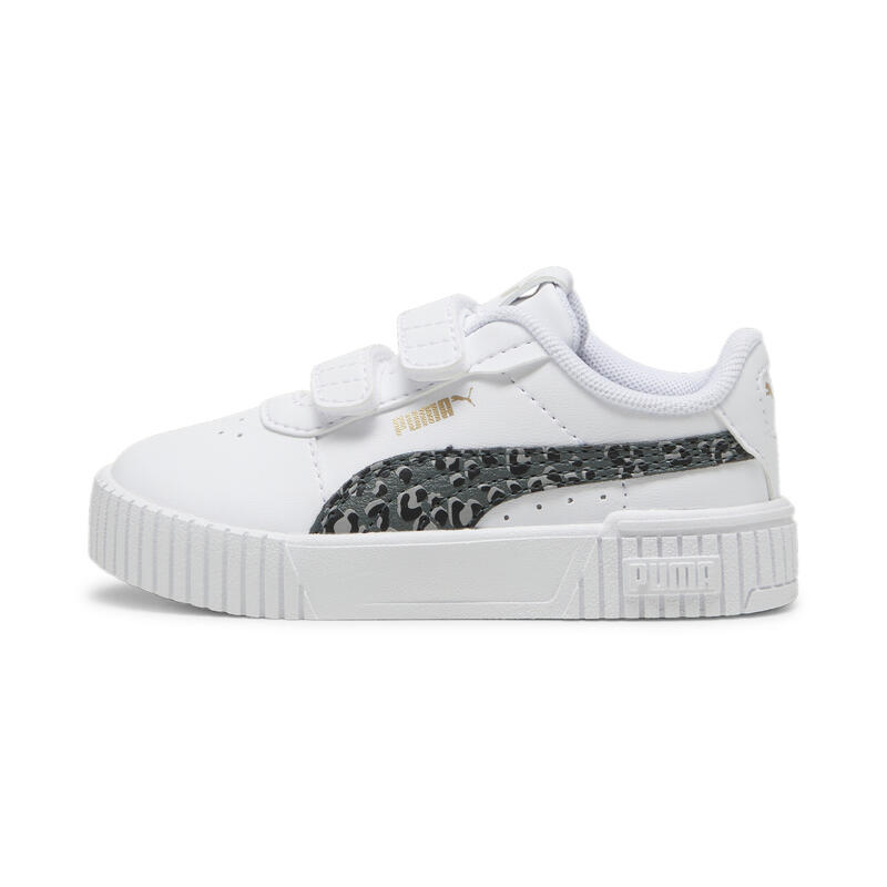 Carina 2.0 Animal Update Sneakers Mädchen PUMA White Mineral Gray Gold