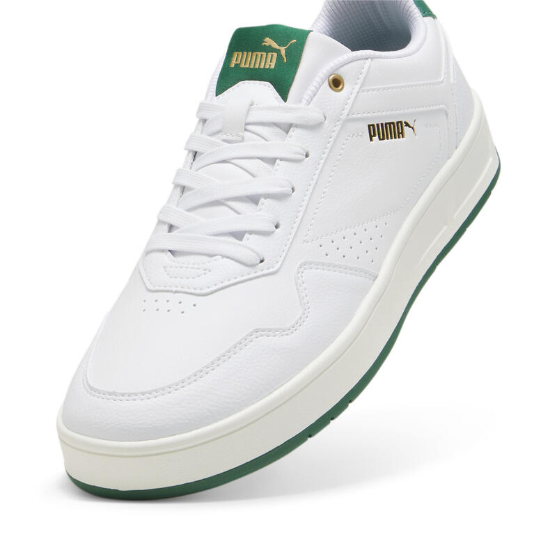 Sneakersy Court Classic PUMA White Vine Gold Green